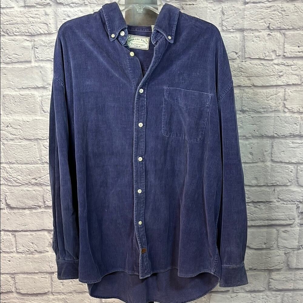 Vintage 90’s/Y2K American Eagle rustic boho corduroy shirt